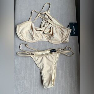 Icon Swim Cream Bikini Set